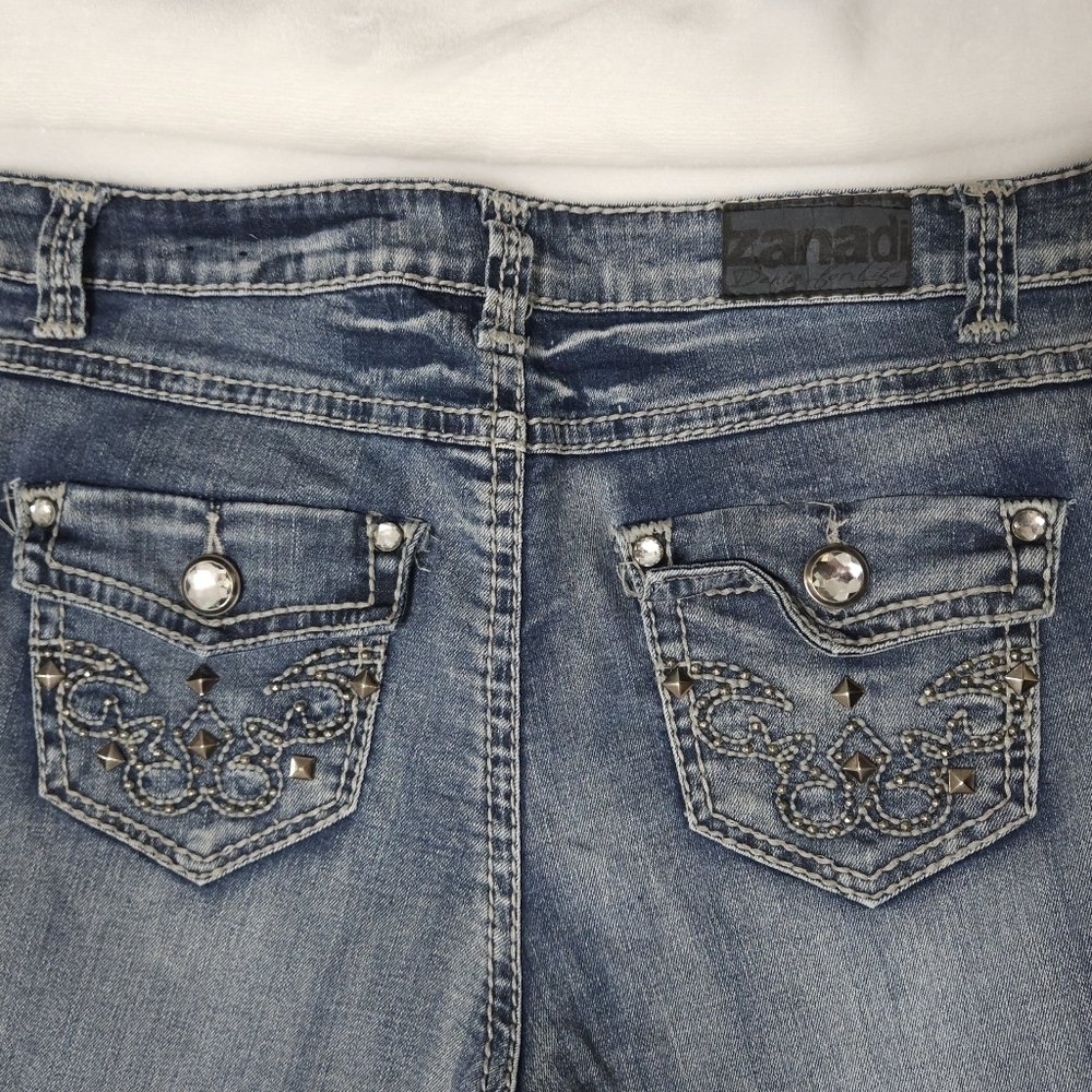 Y2K Vintage Zana Di Crystal embellished shorts. Size 18 - Picture 5 of 5
